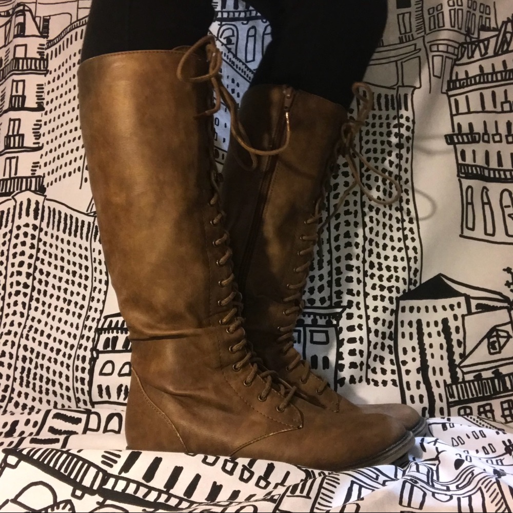 Brown Knee High Boots